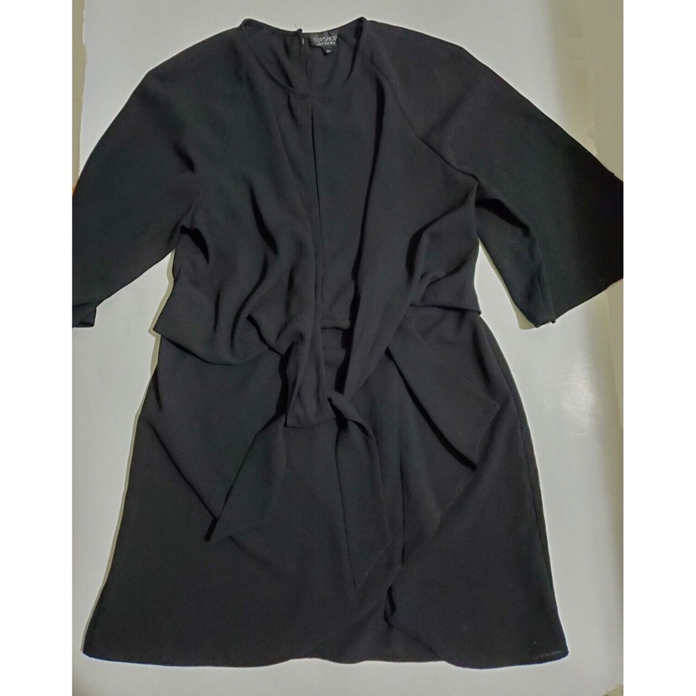 TopShop Black Dress Size US10 UK14 EUR42 RB125149 Made in Romania